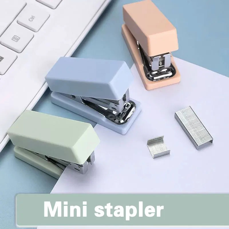Mini Desktop Stapler Set