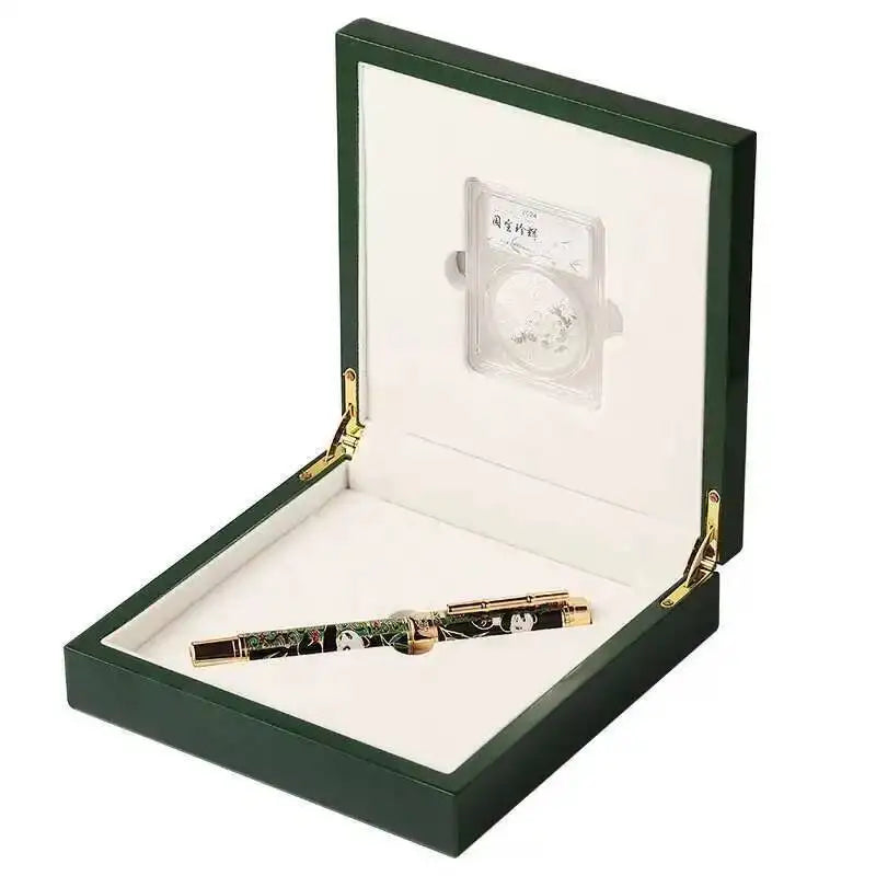 HERO  Panda Exclusive Commemorative Edition Gift Collection High End Metal Fountain Pen F Nib