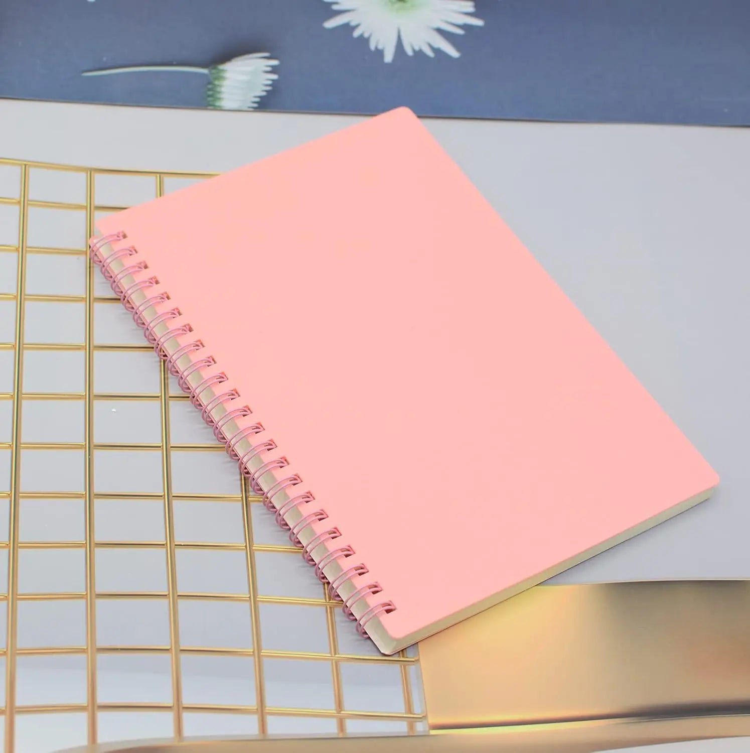 A5 Spiral Notebook Set, 4 Colors, Thick Hardcover, 80 Sheets/160 Pages for Study and Notes