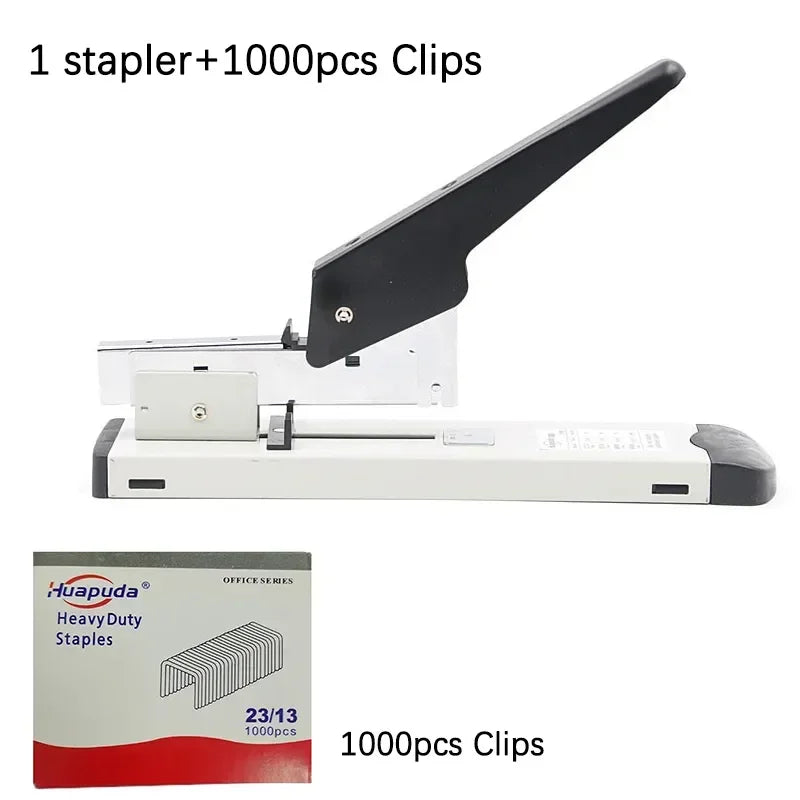 Large Capacity Hand Operated Staples Heavy Huapuda Sheet Paper Duty Binding Large Stapler With 1000 Nails Stapling Bookbinding
